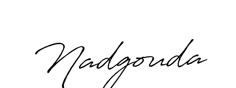 The best way (Antro_Vectra_Bolder) to make a short signature is to pick only two or three words in your name. The name Nadgouda include a total of six letters. For converting this name. Nadgouda signature style 7 images and pictures png