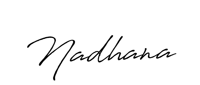 You should practise on your own different ways (Antro_Vectra_Bolder) to write your name (Nadhana) in signature. don't let someone else do it for you. Nadhana signature style 7 images and pictures png