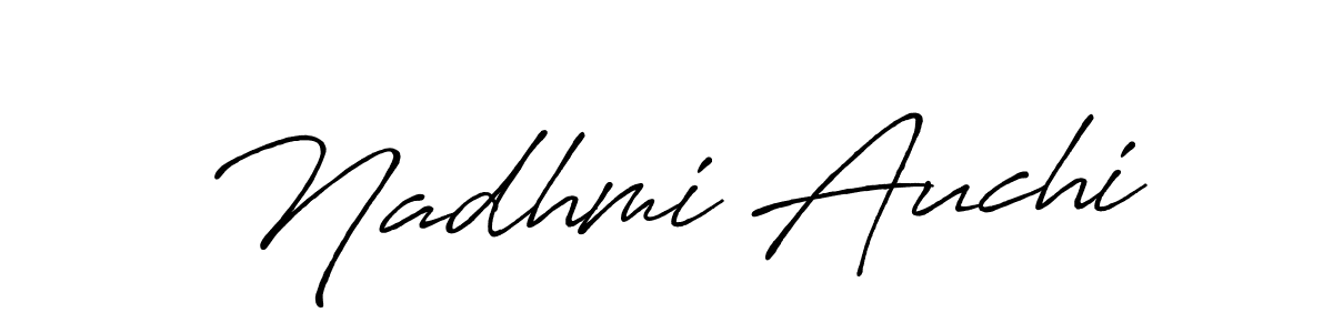 Design your own signature with our free online signature maker. With this signature software, you can create a handwritten (Antro_Vectra_Bolder) signature for name Nadhmi Auchi. Nadhmi Auchi signature style 7 images and pictures png