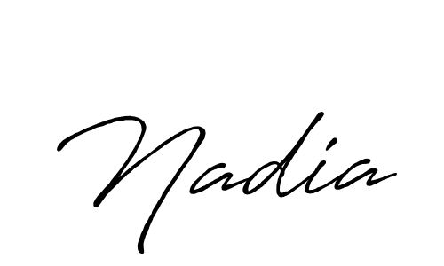 Similarly Antro_Vectra_Bolder is the best handwritten signature design. Signature creator online .You can use it as an online autograph creator for name Nadia. Nadia signature style 7 images and pictures png