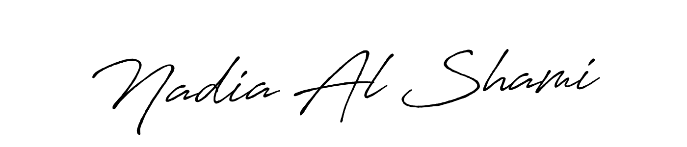 Make a short Nadia Al Shami signature style. Manage your documents anywhere anytime using Antro_Vectra_Bolder. Create and add eSignatures, submit forms, share and send files easily. Nadia Al Shami signature style 7 images and pictures png