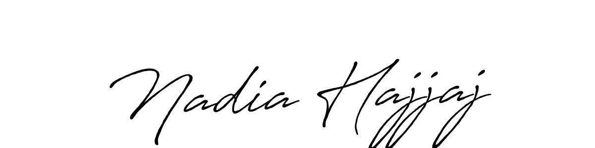 How to make Nadia Hajjaj signature? Antro_Vectra_Bolder is a professional autograph style. Create handwritten signature for Nadia Hajjaj name. Nadia Hajjaj signature style 7 images and pictures png