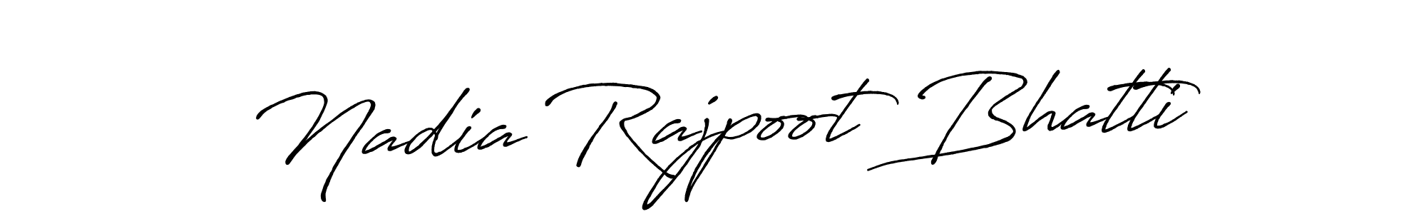 Nadia Rajpoot Bhatti stylish signature style. Best Handwritten Sign (Antro_Vectra_Bolder) for my name. Handwritten Signature Collection Ideas for my name Nadia Rajpoot Bhatti. Nadia Rajpoot Bhatti signature style 7 images and pictures png