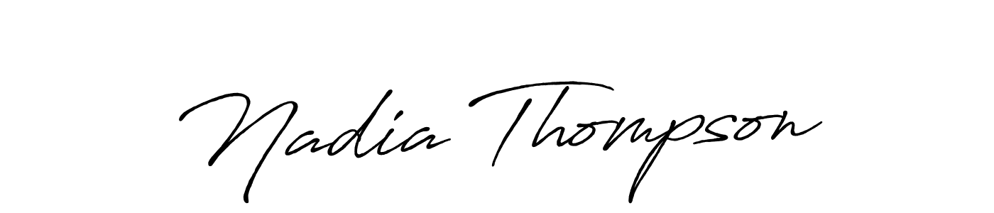 You can use this online signature creator to create a handwritten signature for the name Nadia Thompson. This is the best online autograph maker. Nadia Thompson signature style 7 images and pictures png