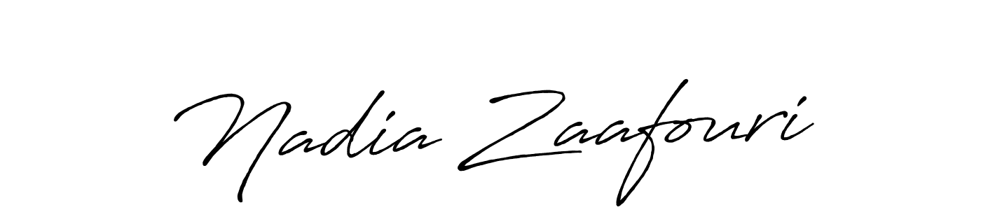 Also we have Nadia Zaafouri name is the best signature style. Create professional handwritten signature collection using Antro_Vectra_Bolder autograph style. Nadia Zaafouri signature style 7 images and pictures png