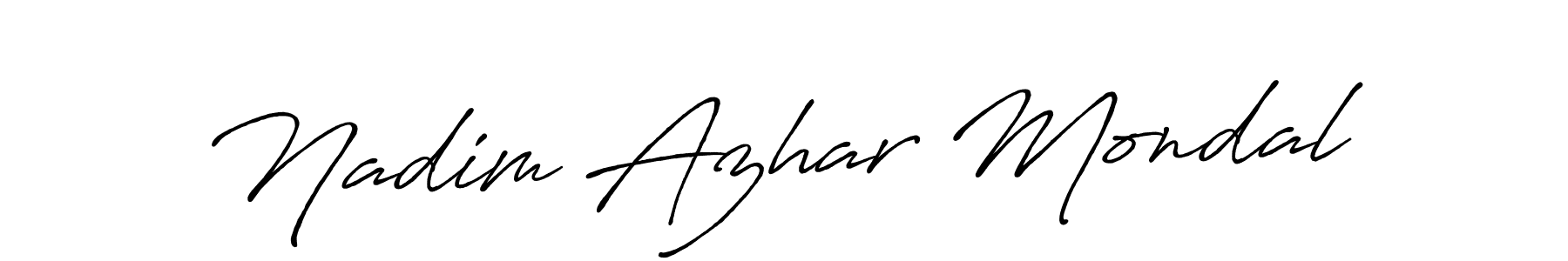 Here are the top 10 professional signature styles for the name Nadim Azhar Mondal. These are the best autograph styles you can use for your name. Nadim Azhar Mondal signature style 7 images and pictures png