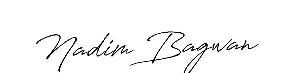 Similarly Antro_Vectra_Bolder is the best handwritten signature design. Signature creator online .You can use it as an online autograph creator for name Nadim Bagwan. Nadim Bagwan signature style 7 images and pictures png