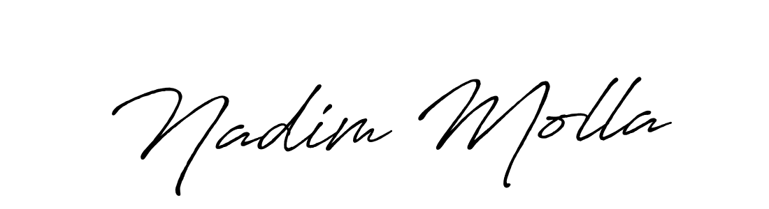 Similarly Antro_Vectra_Bolder is the best handwritten signature design. Signature creator online .You can use it as an online autograph creator for name Nadim Molla. Nadim Molla signature style 7 images and pictures png