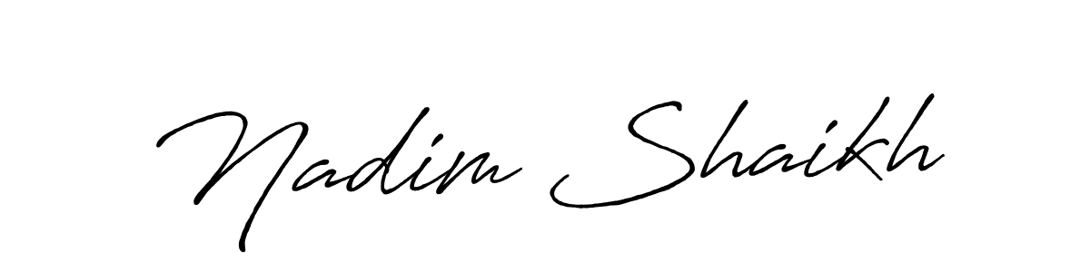 How to Draw Nadim Shaikh signature style? Antro_Vectra_Bolder is a latest design signature styles for name Nadim Shaikh. Nadim Shaikh signature style 7 images and pictures png