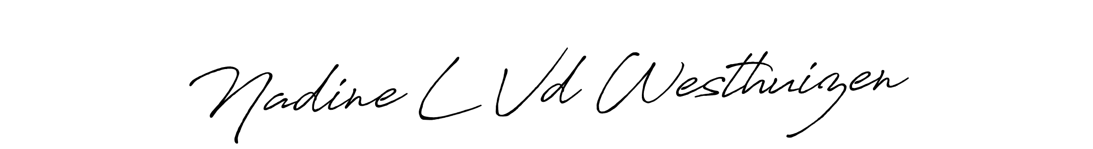 How to Draw Nadine L Vd Westhuizen signature style? Antro_Vectra_Bolder is a latest design signature styles for name Nadine L Vd Westhuizen. Nadine L Vd Westhuizen signature style 7 images and pictures png