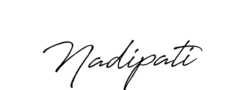 Once you've used our free online signature maker to create your best signature Antro_Vectra_Bolder style, it's time to enjoy all of the benefits that Nadipati name signing documents. Nadipati signature style 7 images and pictures png