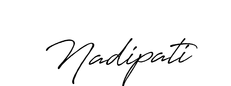 Make a beautiful signature design for name Nadipati. Use this online signature maker to create a handwritten signature for free. Nadipati signature style 7 images and pictures png