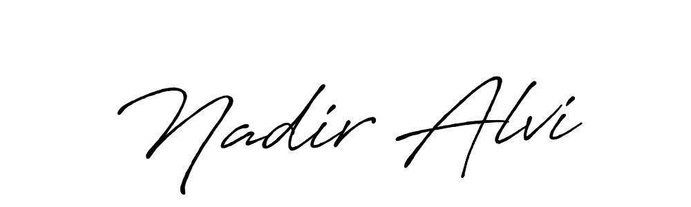 Once you've used our free online signature maker to create your best signature Antro_Vectra_Bolder style, it's time to enjoy all of the benefits that Nadir Alvi name signing documents. Nadir Alvi signature style 7 images and pictures png