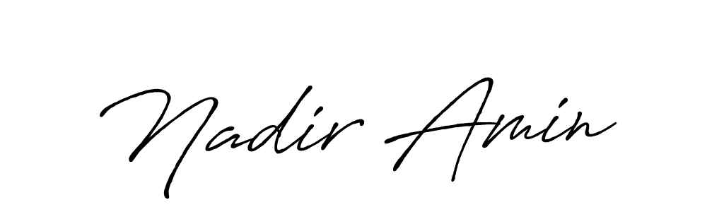 It looks lik you need a new signature style for name Nadir Amin. Design unique handwritten (Antro_Vectra_Bolder) signature with our free signature maker in just a few clicks. Nadir Amin signature style 7 images and pictures png