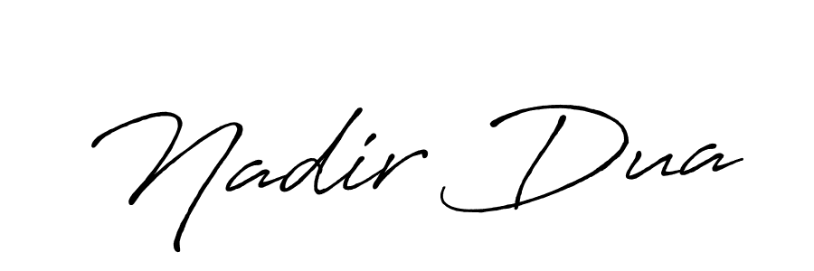 Similarly Antro_Vectra_Bolder is the best handwritten signature design. Signature creator online .You can use it as an online autograph creator for name Nadir Dua. Nadir Dua signature style 7 images and pictures png