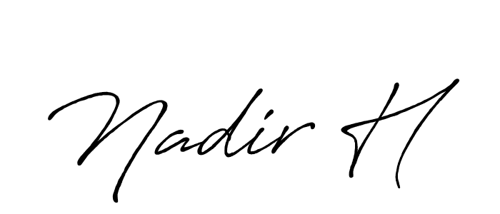 Check out images of Autograph of Nadir H name. Actor Nadir H Signature Style. Antro_Vectra_Bolder is a professional sign style online. Nadir H signature style 7 images and pictures png