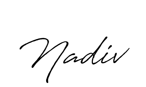 Best and Professional Signature Style for Nadiv. Antro_Vectra_Bolder Best Signature Style Collection. Nadiv signature style 7 images and pictures png