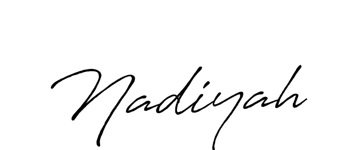 Antro_Vectra_Bolder is a professional signature style that is perfect for those who want to add a touch of class to their signature. It is also a great choice for those who want to make their signature more unique. Get Nadiyah name to fancy signature for free. Nadiyah signature style 7 images and pictures png