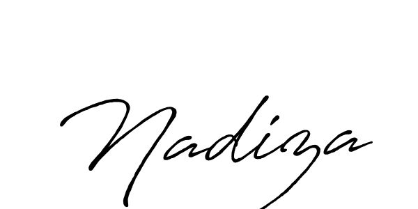 Antro_Vectra_Bolder is a professional signature style that is perfect for those who want to add a touch of class to their signature. It is also a great choice for those who want to make their signature more unique. Get Nadiza name to fancy signature for free. Nadiza signature style 7 images and pictures png