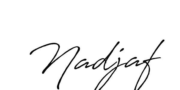 Make a beautiful signature design for name Nadjaf. Use this online signature maker to create a handwritten signature for free. Nadjaf signature style 7 images and pictures png