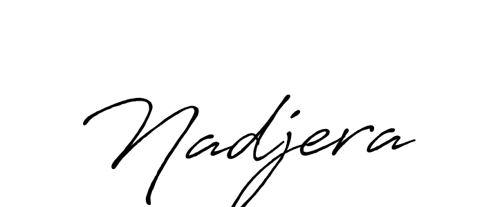 This is the best signature style for the Nadjera name. Also you like these signature font (Antro_Vectra_Bolder). Mix name signature. Nadjera signature style 7 images and pictures png