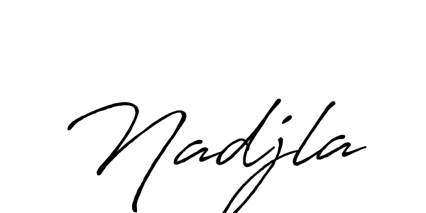 Make a beautiful signature design for name Nadjla. Use this online signature maker to create a handwritten signature for free. Nadjla signature style 7 images and pictures png