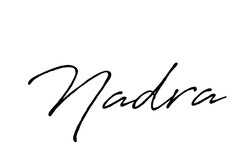 Make a beautiful signature design for name Nadra. Use this online signature maker to create a handwritten signature for free. Nadra signature style 7 images and pictures png