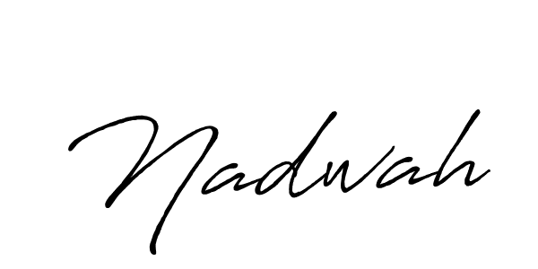 Create a beautiful signature design for name Nadwah. With this signature (Antro_Vectra_Bolder) fonts, you can make a handwritten signature for free. Nadwah signature style 7 images and pictures png