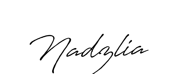 Once you've used our free online signature maker to create your best signature Antro_Vectra_Bolder style, it's time to enjoy all of the benefits that Nadzlia name signing documents. Nadzlia signature style 7 images and pictures png
