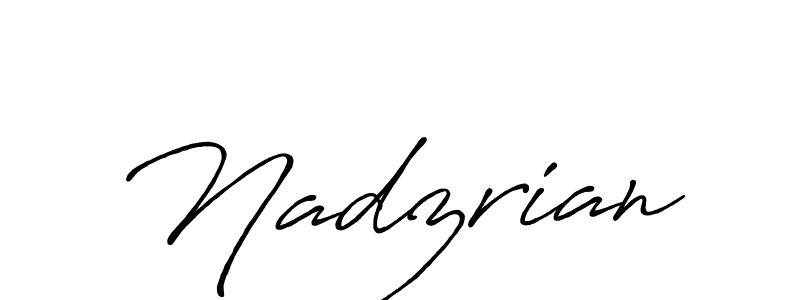 Here are the top 10 professional signature styles for the name Nadzrian. These are the best autograph styles you can use for your name. Nadzrian signature style 7 images and pictures png