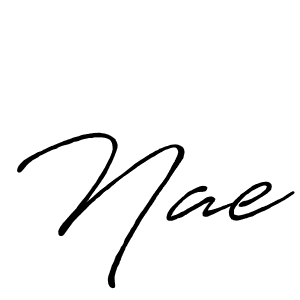 How to make Nae signature? Antro_Vectra_Bolder is a professional autograph style. Create handwritten signature for Nae name. Nae signature style 7 images and pictures png