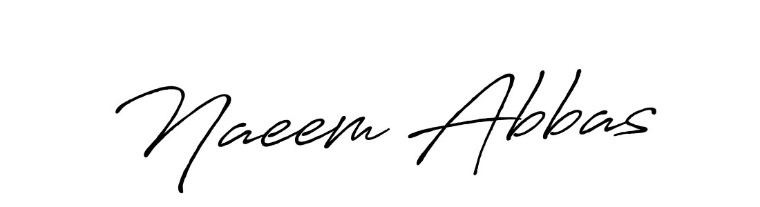 Also You can easily find your signature by using the search form. We will create Naeem Abbas name handwritten signature images for you free of cost using Antro_Vectra_Bolder sign style. Naeem Abbas signature style 7 images and pictures png