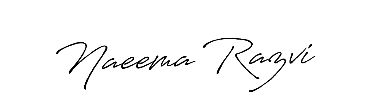 Also You can easily find your signature by using the search form. We will create Naeema Razvi name handwritten signature images for you free of cost using Antro_Vectra_Bolder sign style. Naeema Razvi signature style 7 images and pictures png