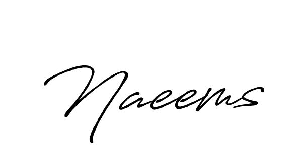 Similarly Antro_Vectra_Bolder is the best handwritten signature design. Signature creator online .You can use it as an online autograph creator for name Naeems. Naeems signature style 7 images and pictures png