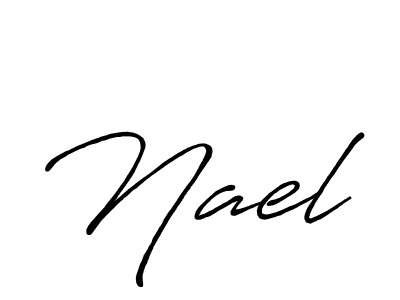 if you are searching for the best signature style for your name Nael. so please give up your signature search. here we have designed multiple signature styles  using Antro_Vectra_Bolder. Nael signature style 7 images and pictures png