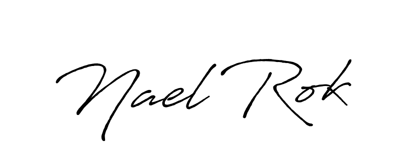 Also we have Nael Rok name is the best signature style. Create professional handwritten signature collection using Antro_Vectra_Bolder autograph style. Nael Rok signature style 7 images and pictures png