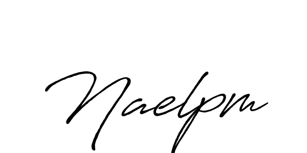 How to make Naelpm signature? Antro_Vectra_Bolder is a professional autograph style. Create handwritten signature for Naelpm name. Naelpm signature style 7 images and pictures png