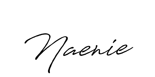 if you are searching for the best signature style for your name Naenie. so please give up your signature search. here we have designed multiple signature styles  using Antro_Vectra_Bolder. Naenie signature style 7 images and pictures png