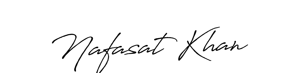 Nafasat Khan stylish signature style. Best Handwritten Sign (Antro_Vectra_Bolder) for my name. Handwritten Signature Collection Ideas for my name Nafasat Khan. Nafasat Khan signature style 7 images and pictures png