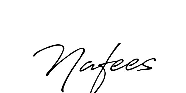 The best way (Antro_Vectra_Bolder) to make a short signature is to pick only two or three words in your name. The name Nafees include a total of six letters. For converting this name. Nafees signature style 7 images and pictures png