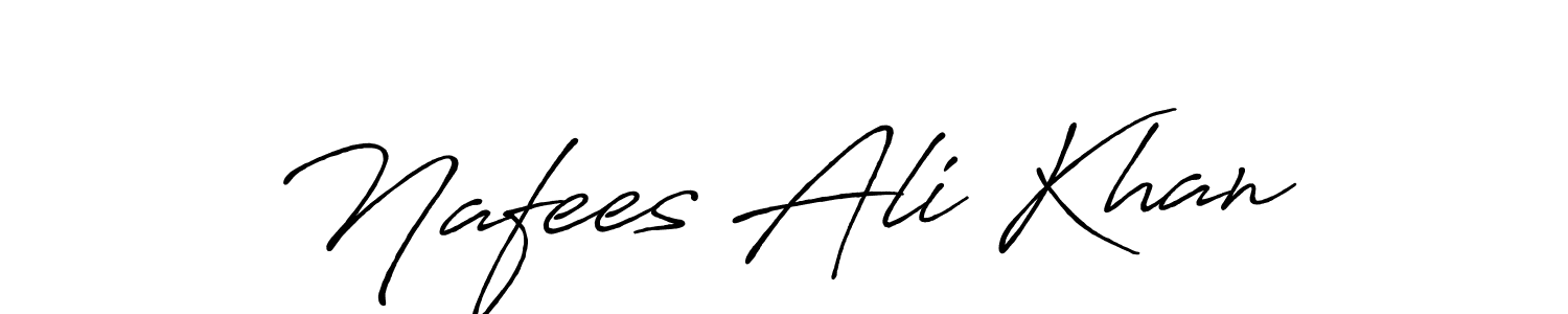 This is the best signature style for the Nafees Ali Khan name. Also you like these signature font (Antro_Vectra_Bolder). Mix name signature. Nafees Ali Khan signature style 7 images and pictures png