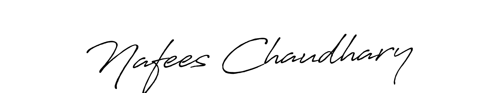 Also we have Nafees Chaudhary name is the best signature style. Create professional handwritten signature collection using Antro_Vectra_Bolder autograph style. Nafees Chaudhary signature style 7 images and pictures png