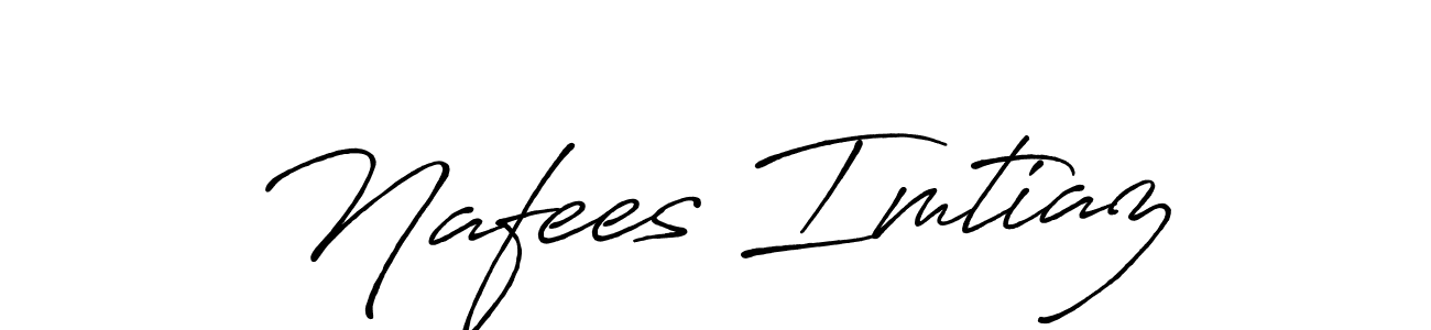 You can use this online signature creator to create a handwritten signature for the name Nafees Imtiaz. This is the best online autograph maker. Nafees Imtiaz signature style 7 images and pictures png