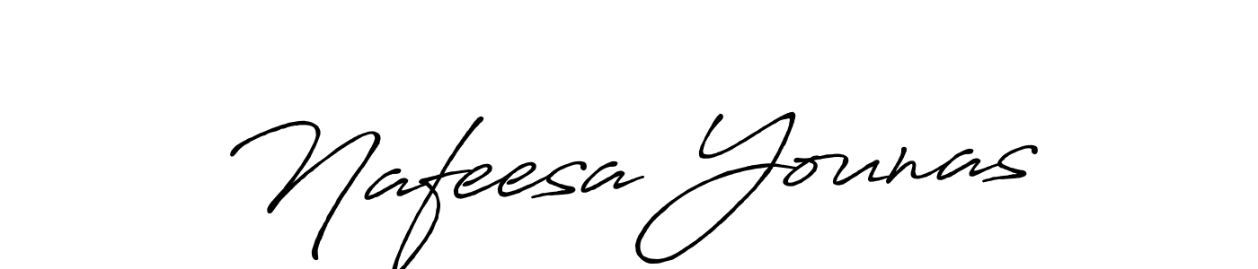It looks lik you need a new signature style for name Nafeesa Younas. Design unique handwritten (Antro_Vectra_Bolder) signature with our free signature maker in just a few clicks. Nafeesa Younas signature style 7 images and pictures png