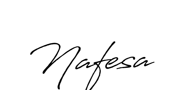 Create a beautiful signature design for name Nafesa. With this signature (Antro_Vectra_Bolder) fonts, you can make a handwritten signature for free. Nafesa signature style 7 images and pictures png