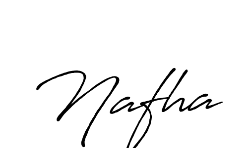 How to make Nafha name signature. Use Antro_Vectra_Bolder style for creating short signs online. This is the latest handwritten sign. Nafha signature style 7 images and pictures png