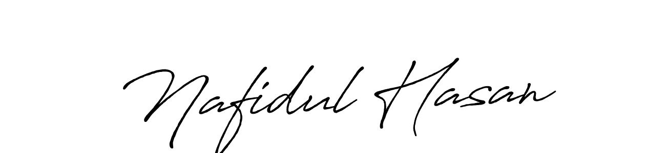 Make a beautiful signature design for name Nafidul Hasan. With this signature (Antro_Vectra_Bolder) style, you can create a handwritten signature for free. Nafidul Hasan signature style 7 images and pictures png