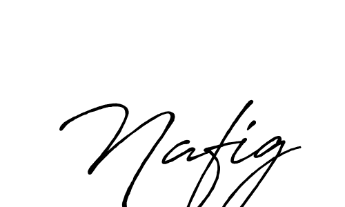 Make a beautiful signature design for name Nafig. With this signature (Antro_Vectra_Bolder) style, you can create a handwritten signature for free. Nafig signature style 7 images and pictures png