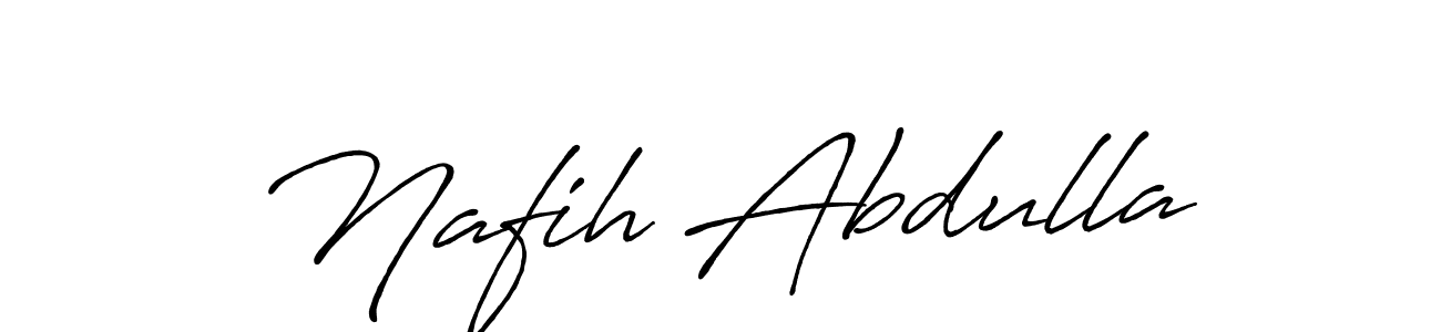 This is the best signature style for the Nafih Abdulla name. Also you like these signature font (Antro_Vectra_Bolder). Mix name signature. Nafih Abdulla signature style 7 images and pictures png