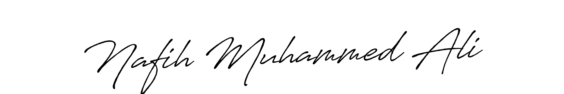 Use a signature maker to create a handwritten signature online. With this signature software, you can design (Antro_Vectra_Bolder) your own signature for name Nafih Muhammed Ali. Nafih Muhammed Ali signature style 7 images and pictures png